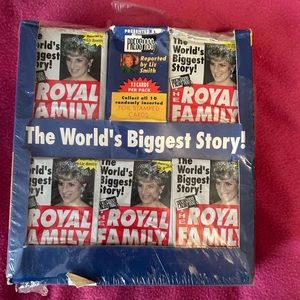 Trading cards.  The World's Biggest Story The Royal Family Trading Cards